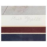 "Fort Ford & A Cord" Artwork Hand signed by Minnesota Artist "Ken Zylla"