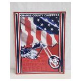 Orange County Choppers Tin Sign