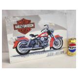Harley Davidson Pressed Tin Sign