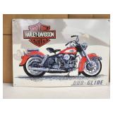 Harley Davidson Pressed Tin Sign