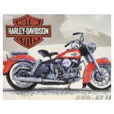 Harley Davidson Pressed Tin Sign