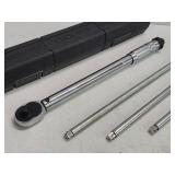 3/8" Drive Torque Wrench with Accessories