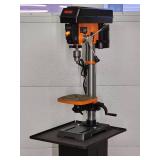 WEN Drill Press Mounted on a Rolling Base