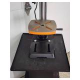 WEN Drill Press Mounted on a Rolling Base