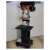 WEN Drill Press Mounted on a Rolling Base