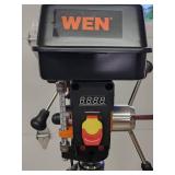 WEN Drill Press Mounted on a Rolling Base