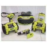 (4) Ryobi Cordless Tools