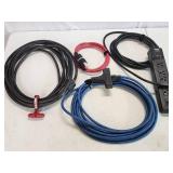 (3) Extension Cords and (1) Power Strip