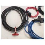 (3) Extension Cords and (1) Power Strip