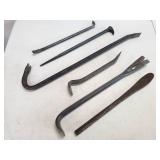 (6) Assorted Pry Bars