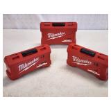 (3) Assorted Milwaukee Drill Bit Sets