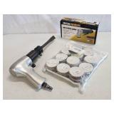 Central Pneumatic Mini Orbital Sander Air Tool and Air Chisel Tool