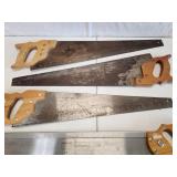 (4) Assorted Hand Saws