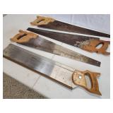 (4) Assorted Hand Saws