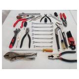 Assorted Mechanics Hand Tools