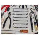 Assorted Mechanics Hand Tools