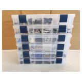 (6) Organizers with Assorted Hardware