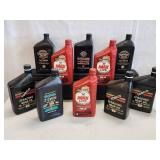 (10) Assorted 1 qt Shop Oil Supplies