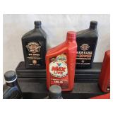 (10) Assorted 1 qt Shop Oil Supplies