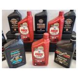 (10) Assorted 1 qt Shop Oil Supplies