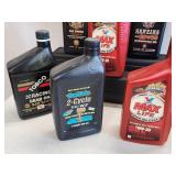 (10) Assorted 1 qt Shop Oil Supplies