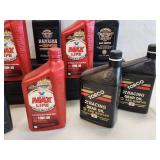 (10) Assorted 1 qt Shop Oil Supplies