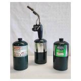 Small Propane Torch with Additional Tanks