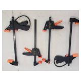 (4) Woodworking Clamps