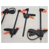 (4) Woodworking Clamps