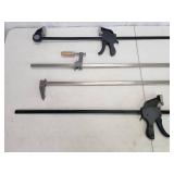 (4) Woodworking Clamps