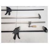 (4) Woodworking Clamps