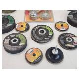 Large Assortment of Grinding Wheels and Cutoff Discs