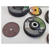 Large Assortment of Grinding Wheels and Cutoff Discs