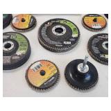 Large Assortment of Grinding Wheels and Cutoff Discs