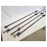 (4) Woodworking Pipe Clamps