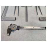 Assorted Mill Working Measuring Hand Tools