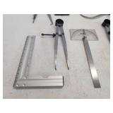 Assorted Mill Working Measuring Hand Tools