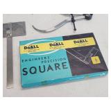 Assorted Mill Working Measuring Hand Tools