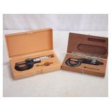 (2) Precision Outside Micrometer Tools