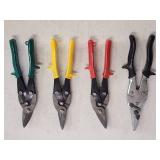 Set of (4) Tin Snips