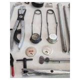 Assorted Mechanics Hand Tools