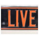 Harley Davidson Stamped Steel Metal Sign