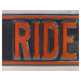 Harley Davidson Stamped Steel Metal Sign