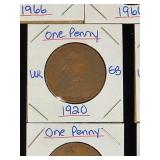 (10) Assorted UK Great Britian One-Penny Coins