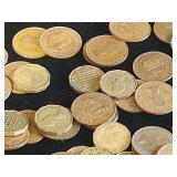 Large Assortment of UK Great Britian Coins