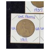 (10) Assorted UK Great Britian One-Penny Coins