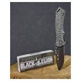 Black Legion Locking Blade Knife