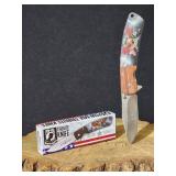 POW-MIA Tribute Locking Blade Knife