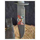 Commemorative Combat Knife with Sheath