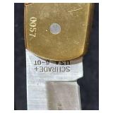 1997 OTC Commemorative Schrade Old Timer Locking Blade Knife Serial # 0057